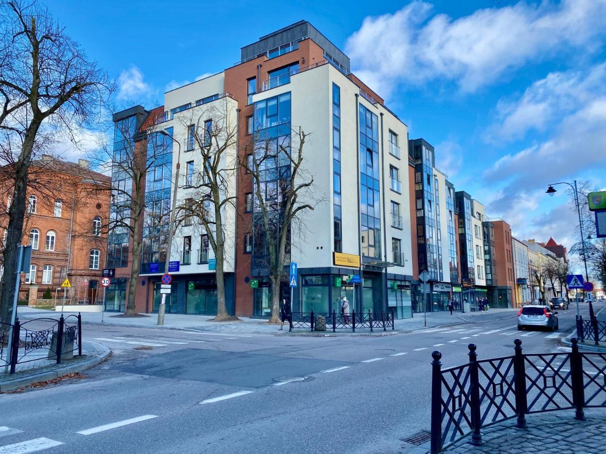 Apartament Pocztovia - Scisle Centrum, Prywatny Parking Ełk Exterior foto